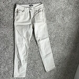 Express, Slim 29x30, cream/light khaki boys/men pants